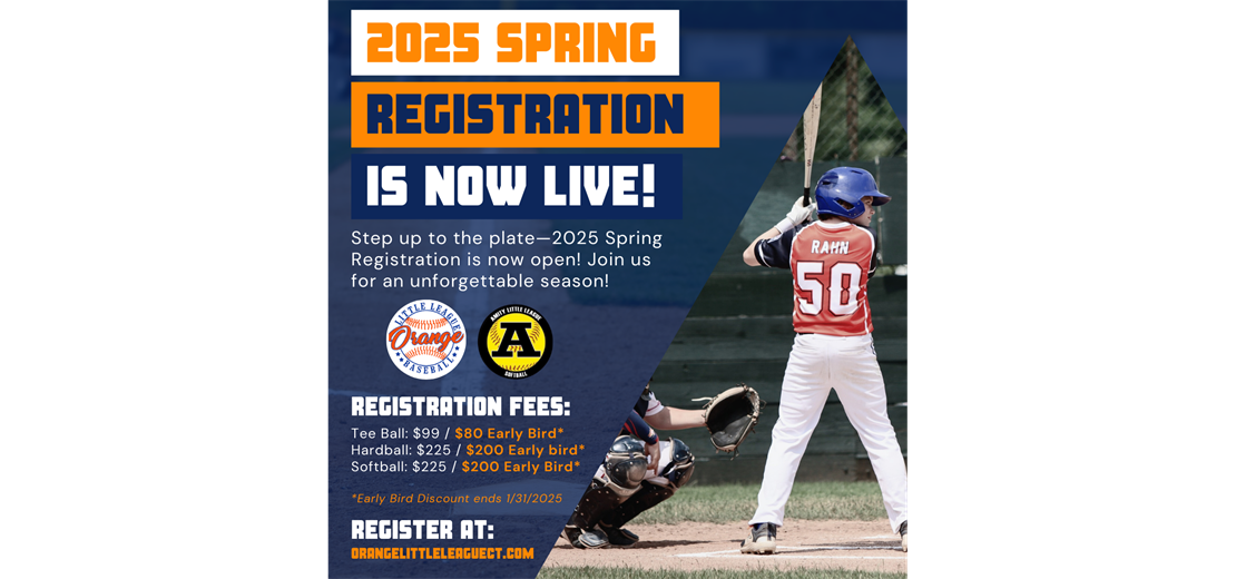 Spring Registration is Live!